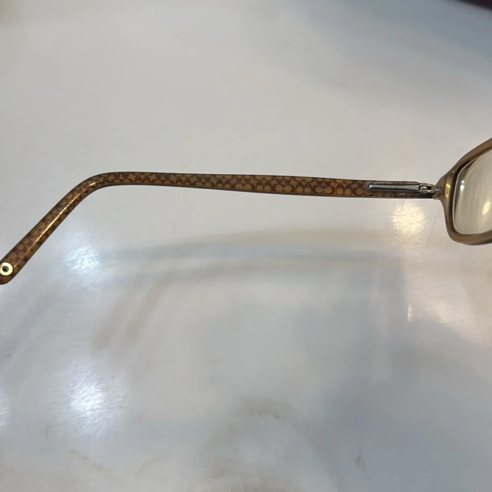 Coach Lizzie tortiseshell small rectangular eyeglasses  size 135 women’s petite